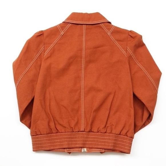 Beiza orange zip up jacket - Picture 3 of 6